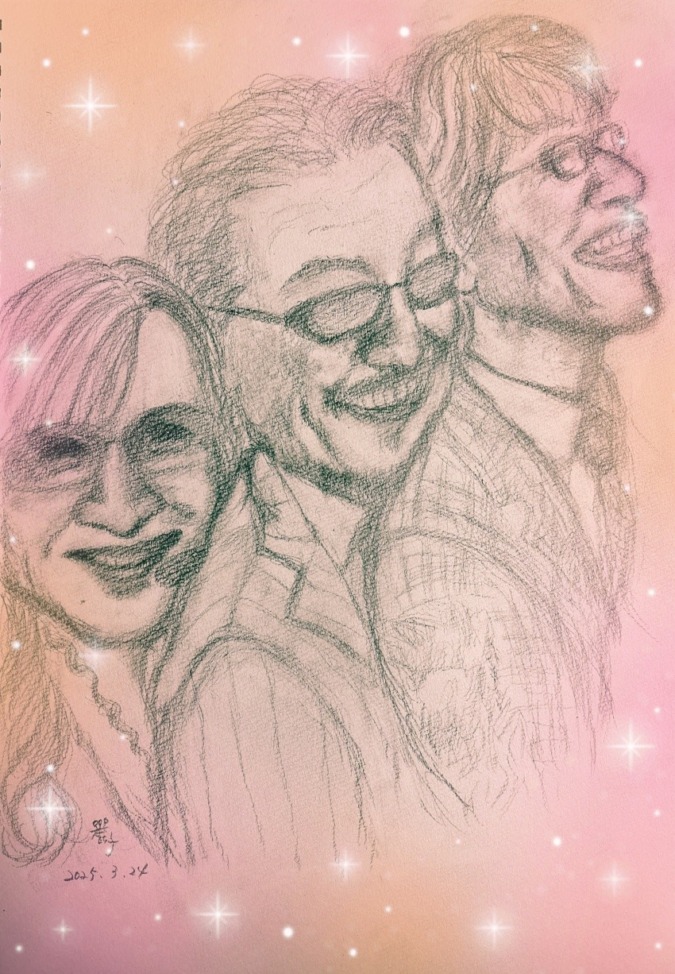 夏イベお絵描きその2 密ALFEE♡