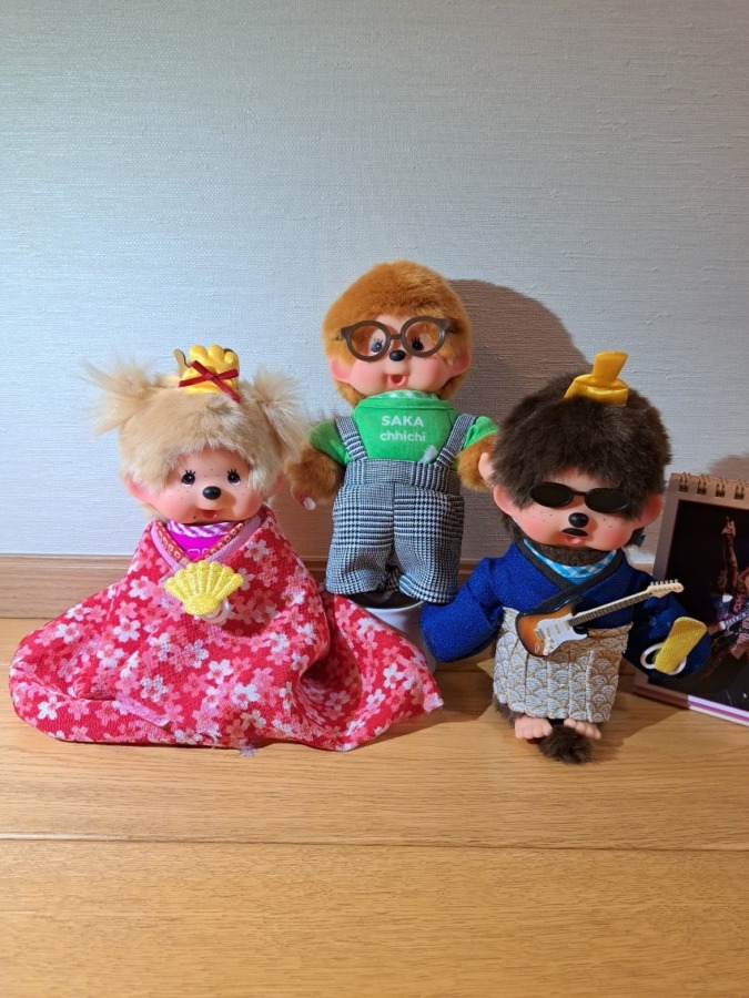 ALFEEモンチッチで着せ替えしてみました。