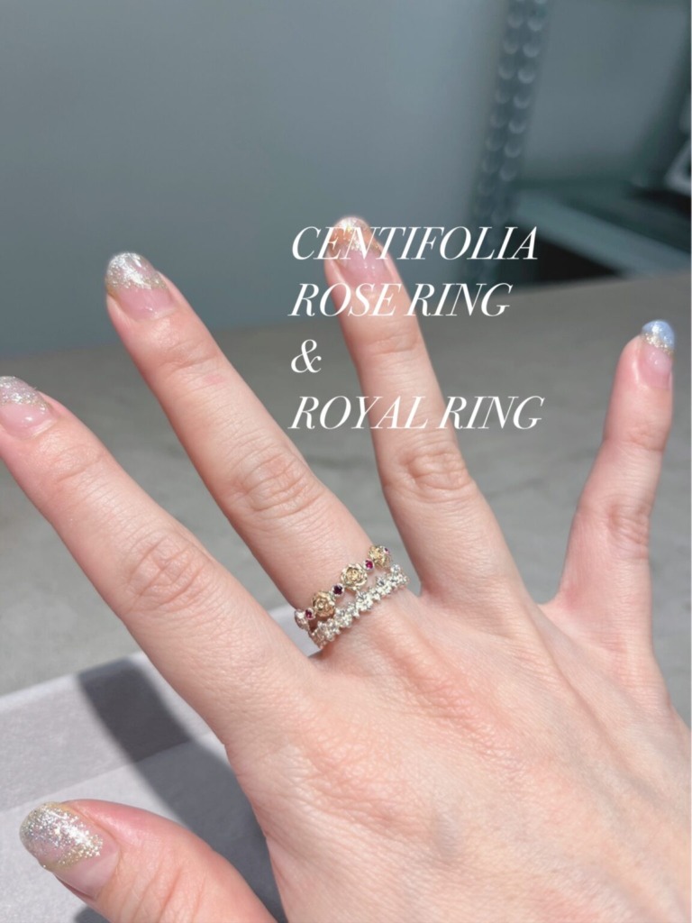 タカミージュエル｜レイヤードリングの組み合わせ例