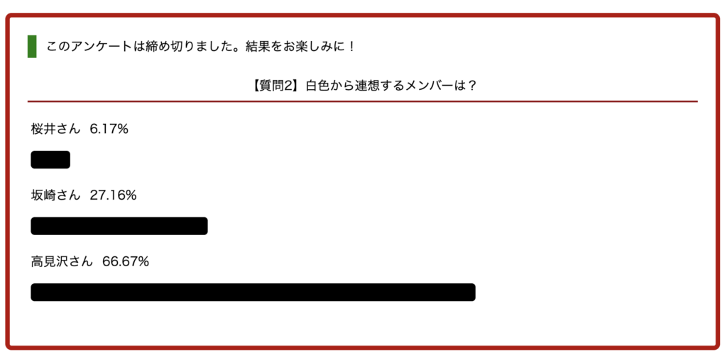 アンケート-白