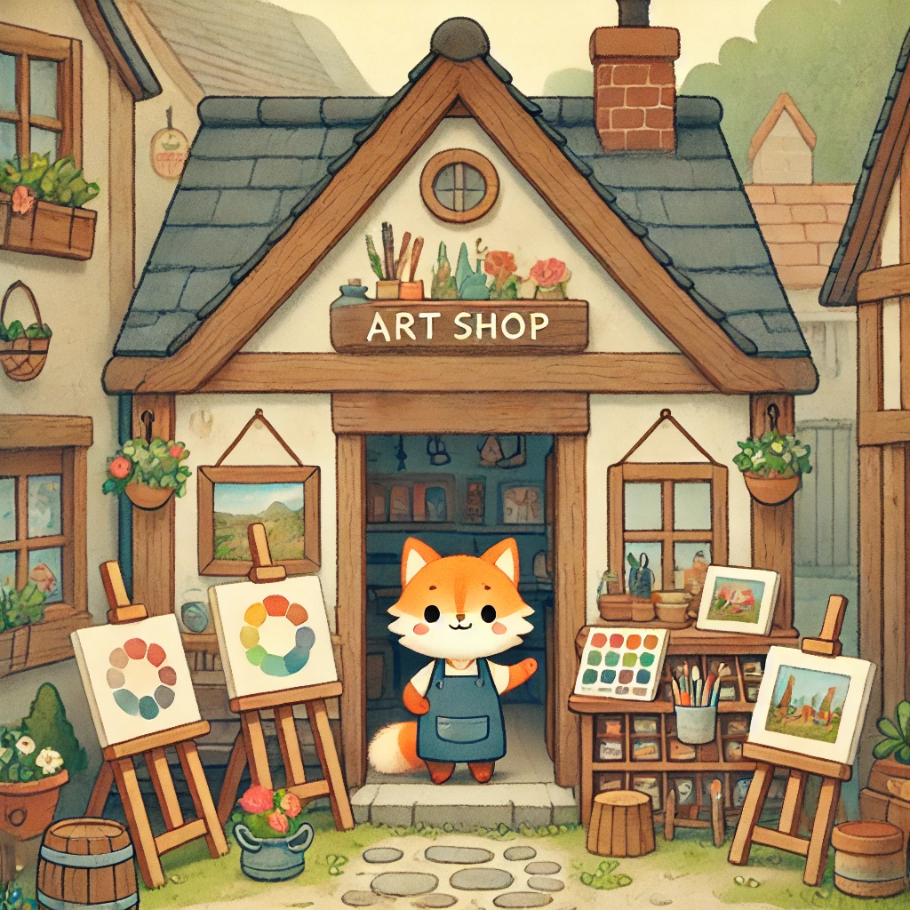 村の画材屋さん