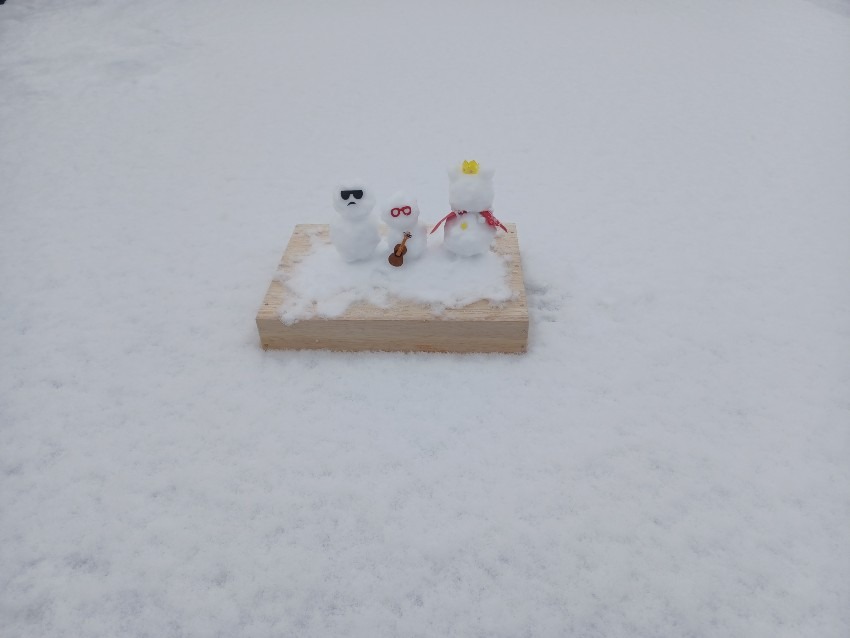アルフィー雪だるま⛄