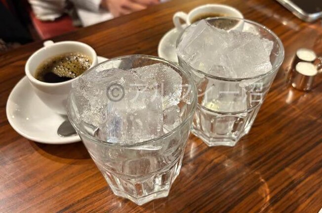 喫茶コンパルのアイスコーヒー