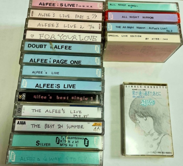 懐かしのカセットテープ