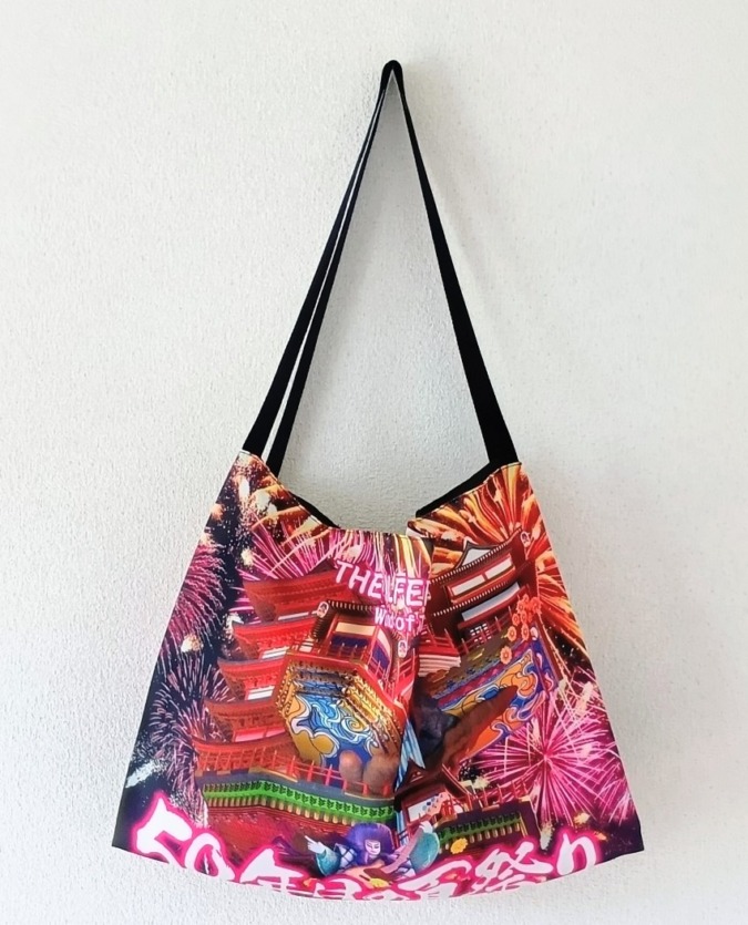 風呂敷でエコバッグ