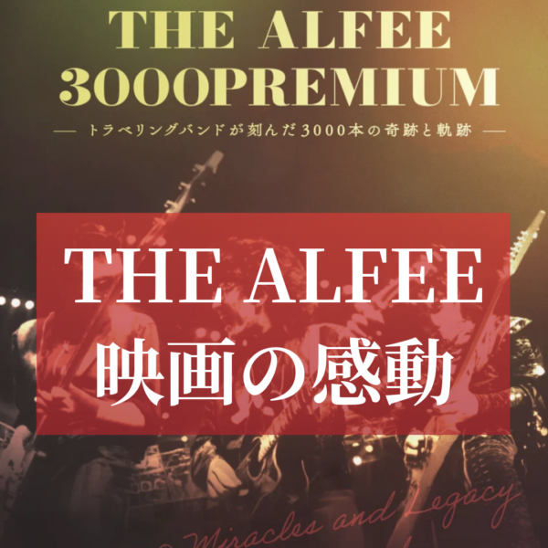 THEALFEE3000PREMIUMの感想
